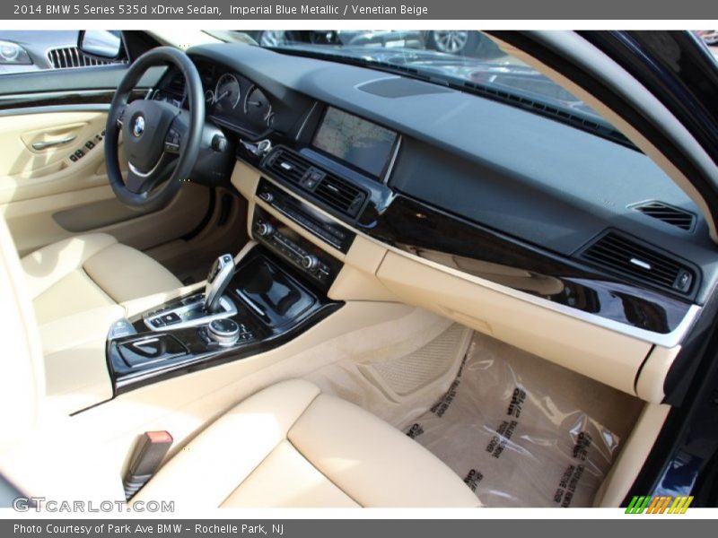 Imperial Blue Metallic / Venetian Beige 2014 BMW 5 Series 535d xDrive Sedan