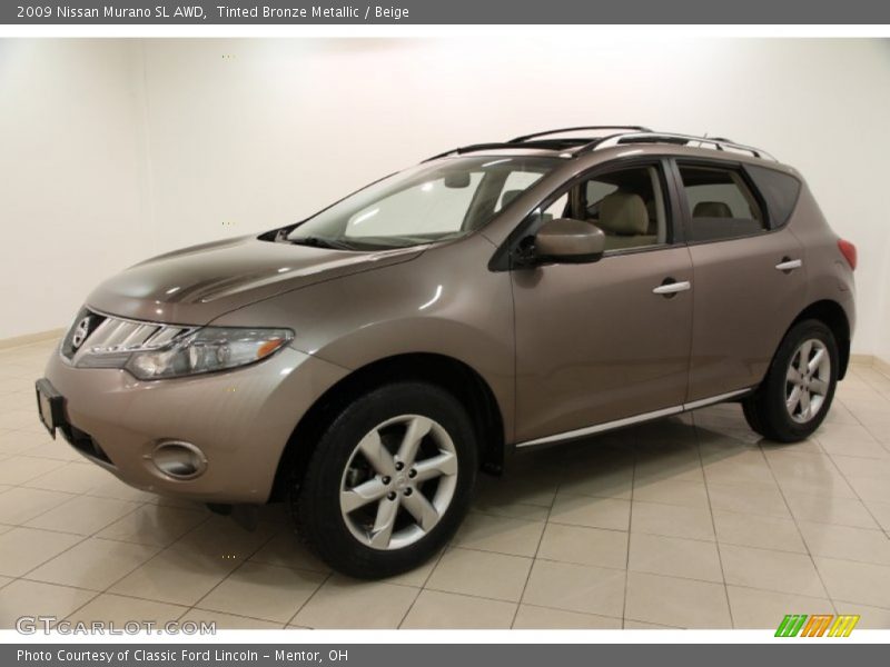 Tinted Bronze Metallic / Beige 2009 Nissan Murano SL AWD