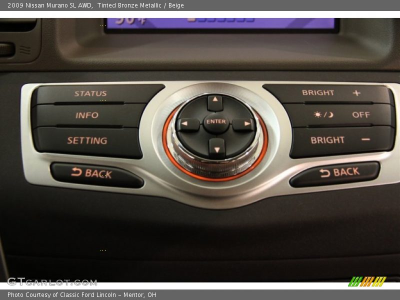Tinted Bronze Metallic / Beige 2009 Nissan Murano SL AWD