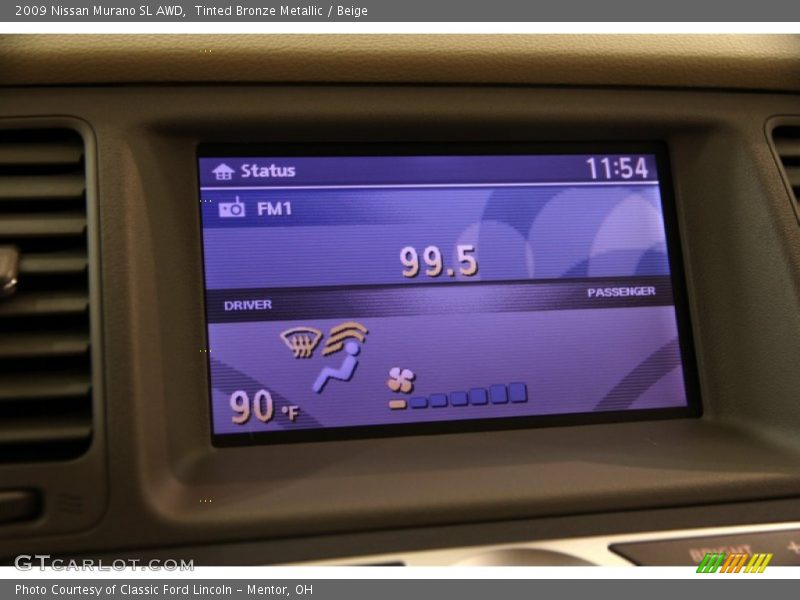 Tinted Bronze Metallic / Beige 2009 Nissan Murano SL AWD