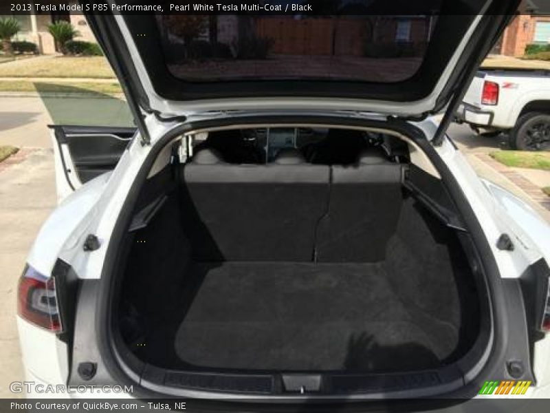  2013 Model S P85 Performance Trunk