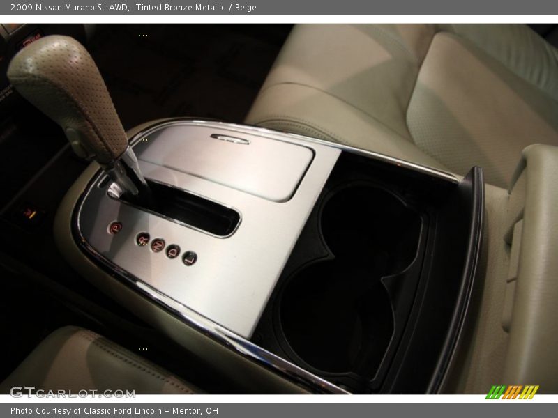 Tinted Bronze Metallic / Beige 2009 Nissan Murano SL AWD
