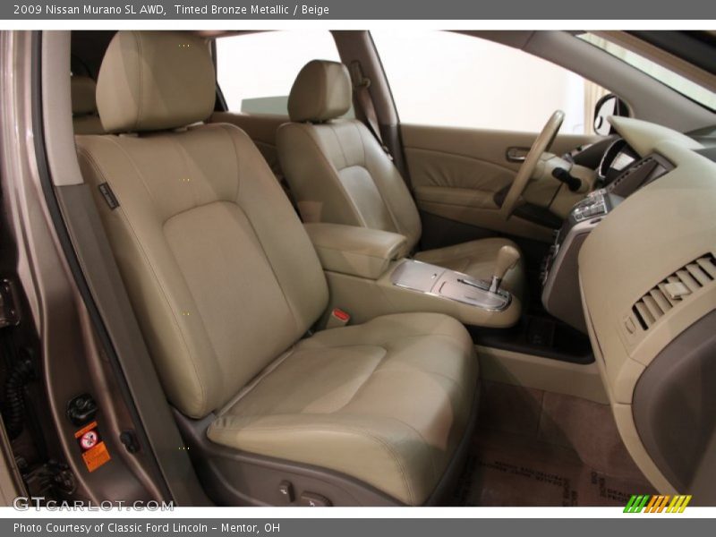 Tinted Bronze Metallic / Beige 2009 Nissan Murano SL AWD