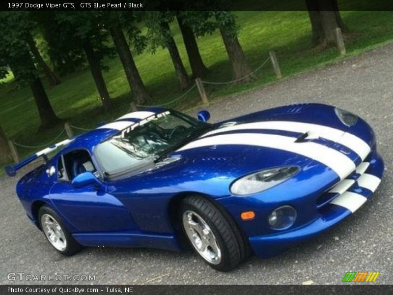 GTS Blue Pearl / Black 1997 Dodge Viper GTS