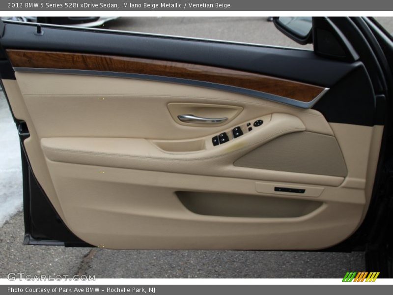 Milano Beige Metallic / Venetian Beige 2012 BMW 5 Series 528i xDrive Sedan