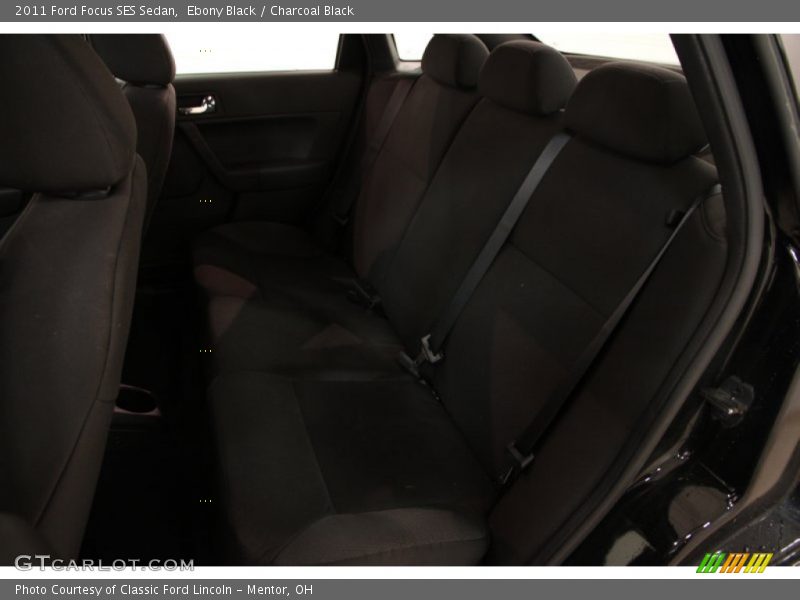 Ebony Black / Charcoal Black 2011 Ford Focus SES Sedan