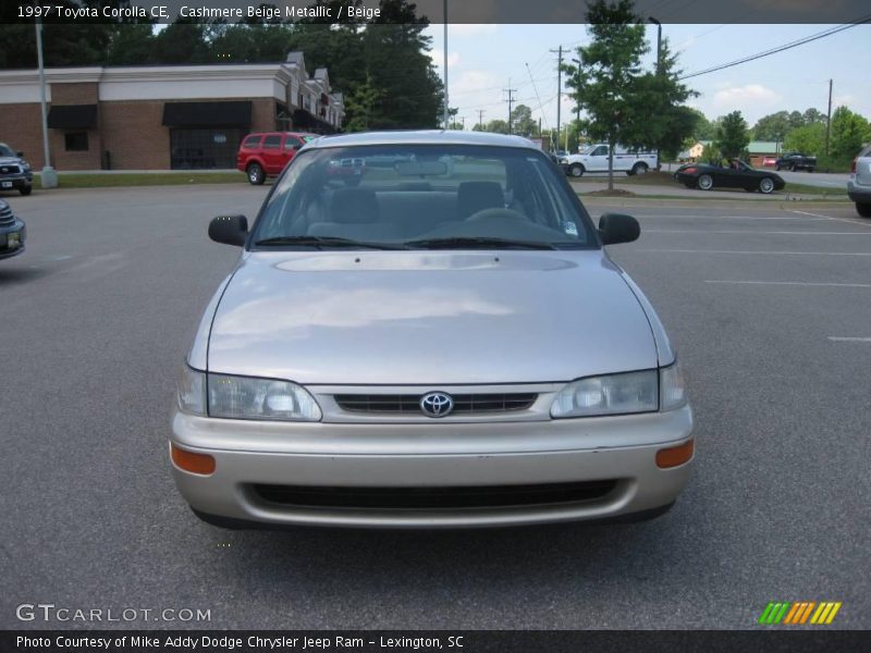 Cashmere Beige Metallic / Beige 1997 Toyota Corolla CE