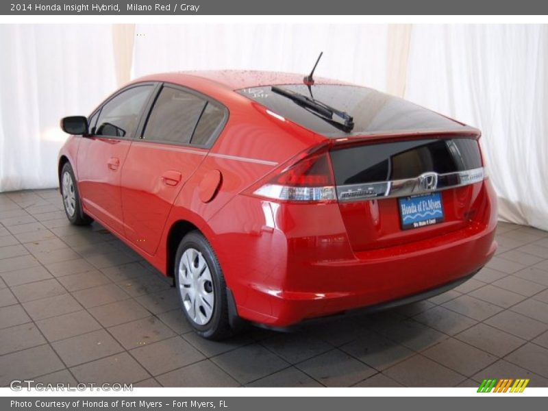 Milano Red / Gray 2014 Honda Insight Hybrid