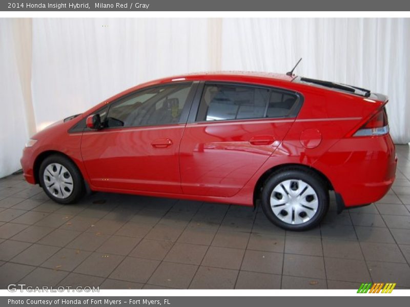 Milano Red / Gray 2014 Honda Insight Hybrid