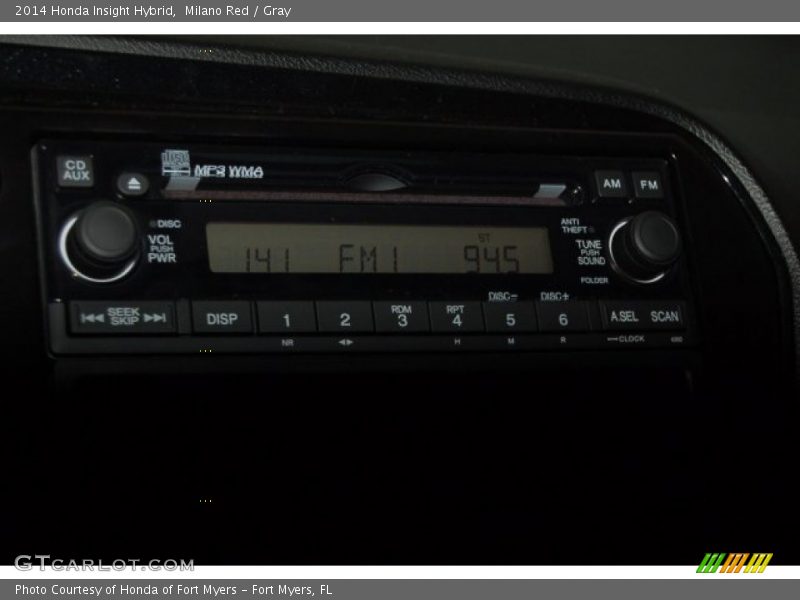 Milano Red / Gray 2014 Honda Insight Hybrid