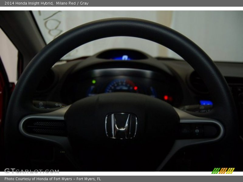 Milano Red / Gray 2014 Honda Insight Hybrid