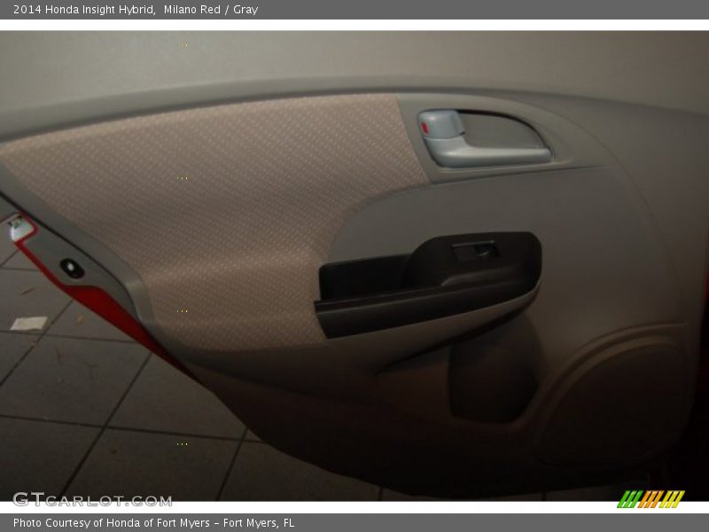 Milano Red / Gray 2014 Honda Insight Hybrid
