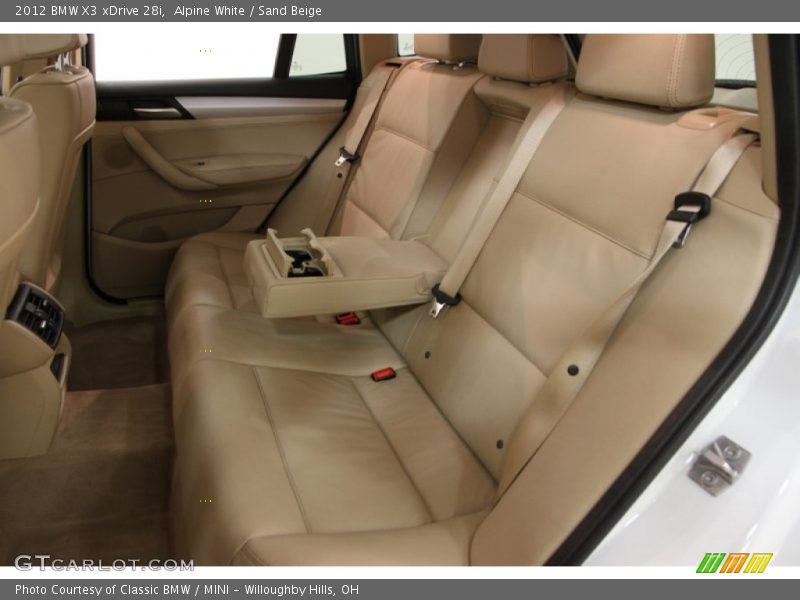 Alpine White / Sand Beige 2012 BMW X3 xDrive 28i