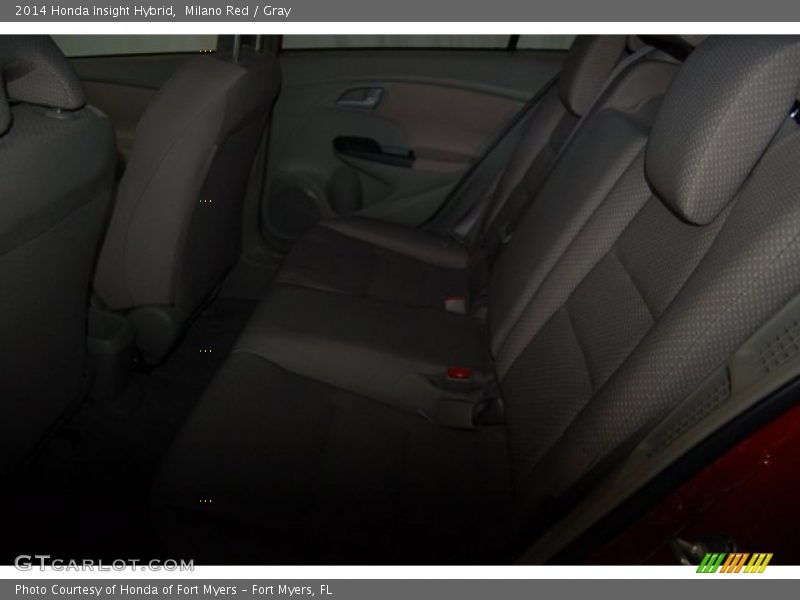 Milano Red / Gray 2014 Honda Insight Hybrid