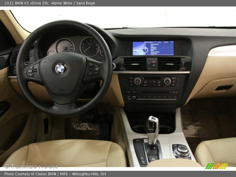 Alpine White / Sand Beige 2012 BMW X3 xDrive 28i