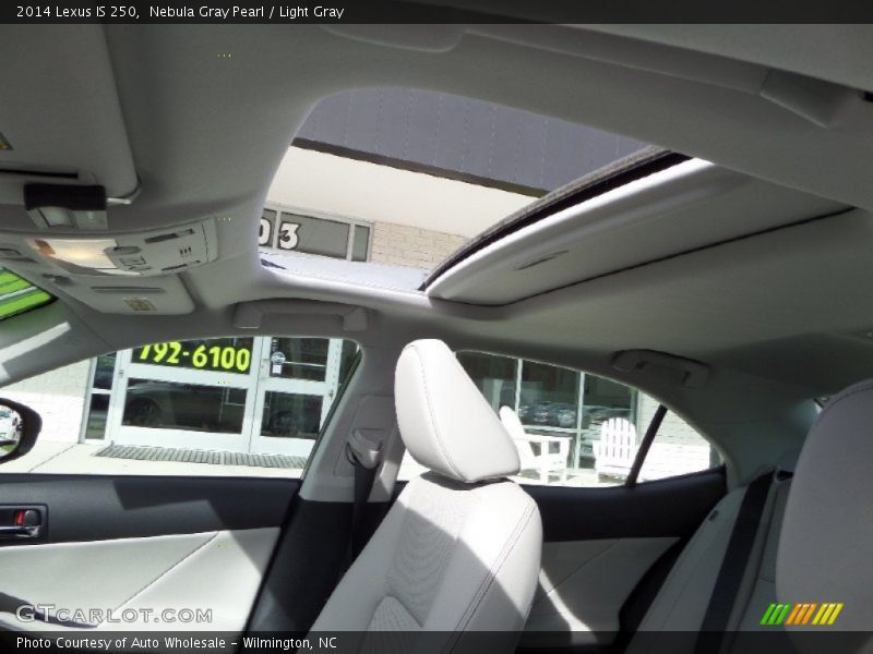 Nebula Gray Pearl / Light Gray 2014 Lexus IS 250