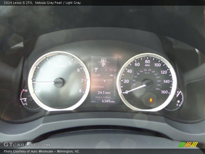 Nebula Gray Pearl / Light Gray 2014 Lexus IS 250