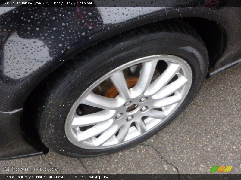 Ebony Black / Charcoal 2007 Jaguar X-Type 3.0