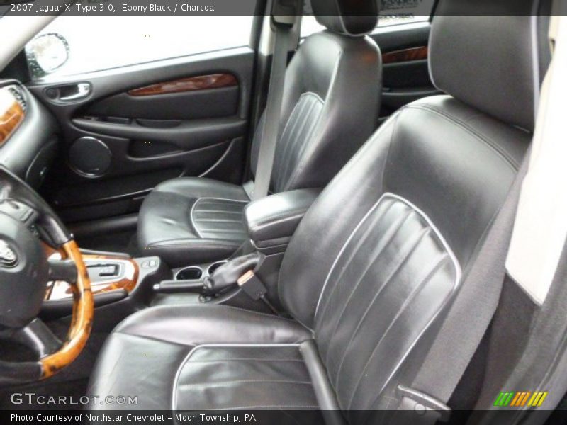 Ebony Black / Charcoal 2007 Jaguar X-Type 3.0