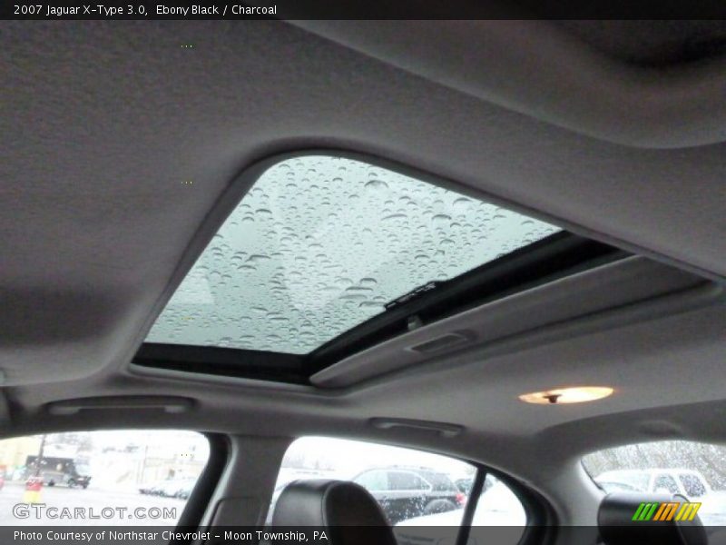 Ebony Black / Charcoal 2007 Jaguar X-Type 3.0