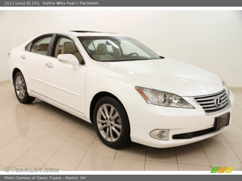 Starfire White Pearl / Parchment 2011 Lexus ES 350