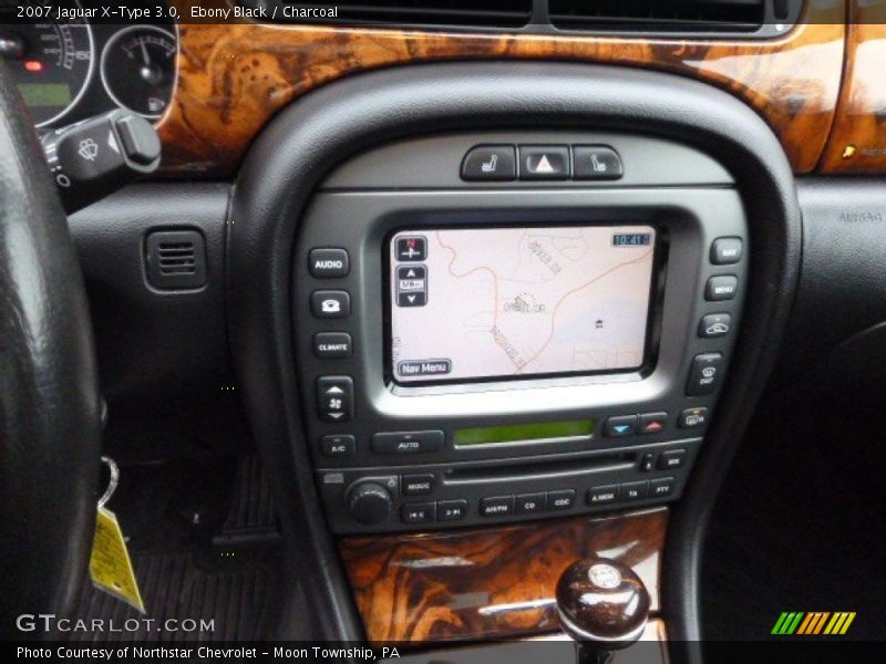 Ebony Black / Charcoal 2007 Jaguar X-Type 3.0