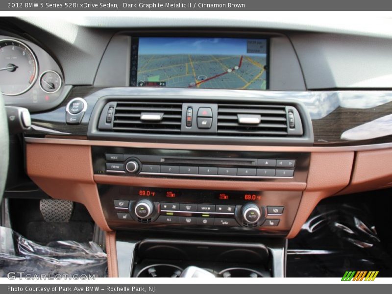 Dark Graphite Metallic II / Cinnamon Brown 2012 BMW 5 Series 528i xDrive Sedan