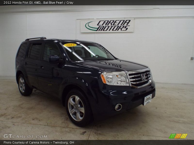 Bali Blue Pearl / Gray 2012 Honda Pilot EX 4WD