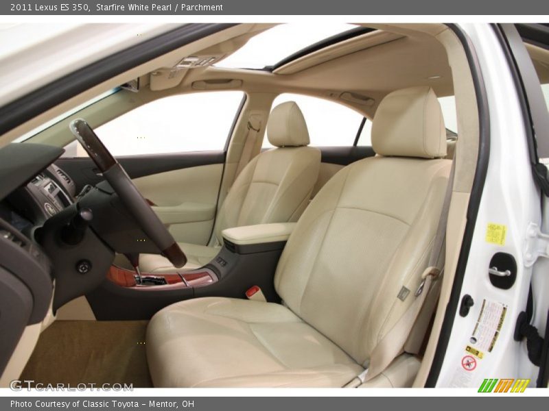 Starfire White Pearl / Parchment 2011 Lexus ES 350