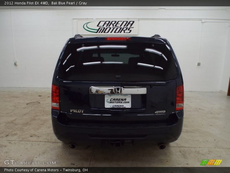 Bali Blue Pearl / Gray 2012 Honda Pilot EX 4WD
