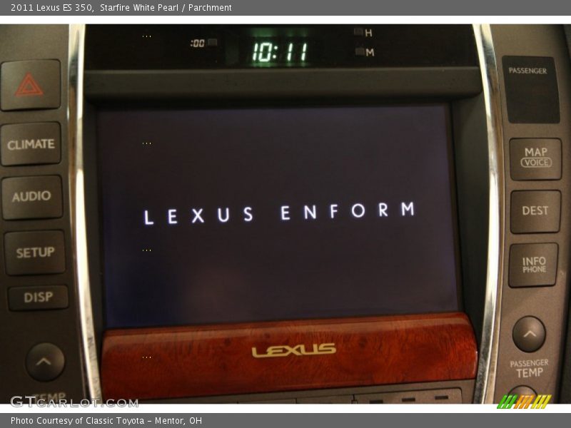 Starfire White Pearl / Parchment 2011 Lexus ES 350
