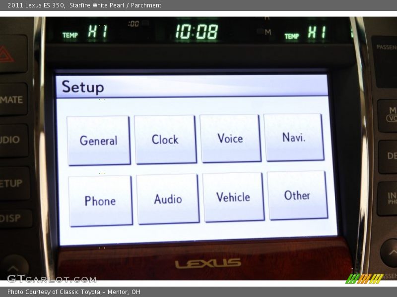 Starfire White Pearl / Parchment 2011 Lexus ES 350