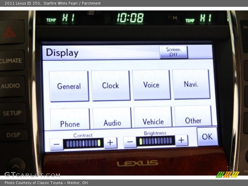 Starfire White Pearl / Parchment 2011 Lexus ES 350