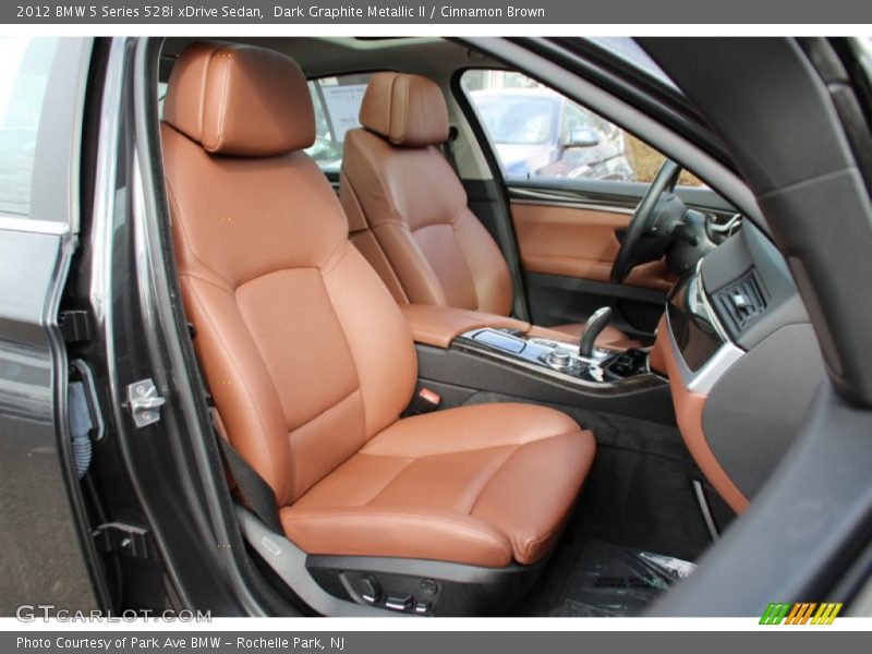 Dark Graphite Metallic II / Cinnamon Brown 2012 BMW 5 Series 528i xDrive Sedan