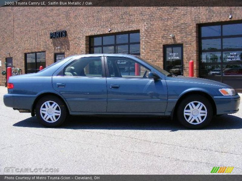 Sailfin Blue Metallic / Oak 2000 Toyota Camry LE