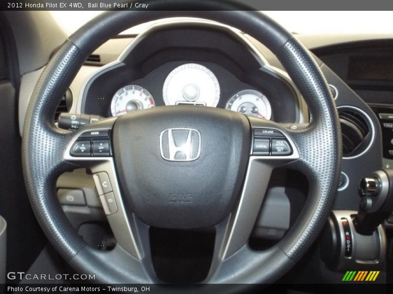 Bali Blue Pearl / Gray 2012 Honda Pilot EX 4WD