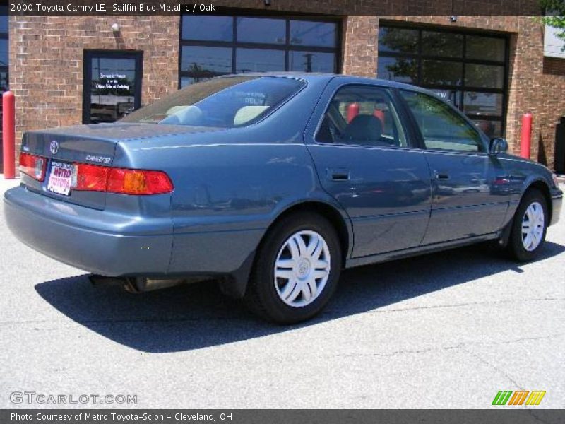 Sailfin Blue Metallic / Oak 2000 Toyota Camry LE
