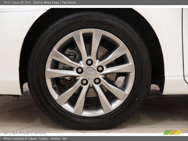 Starfire White Pearl / Parchment 2011 Lexus ES 350