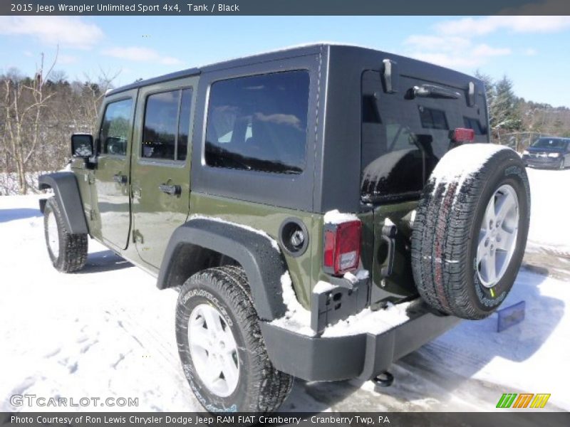 Tank / Black 2015 Jeep Wrangler Unlimited Sport 4x4