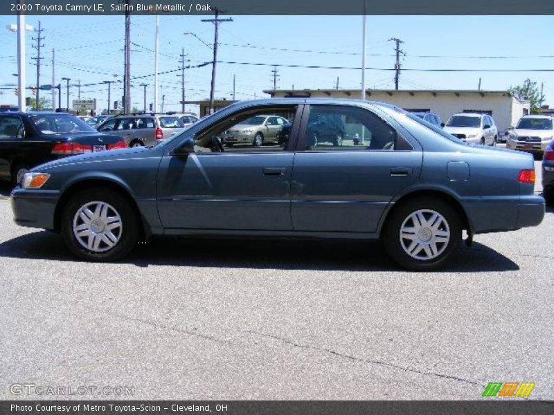 Sailfin Blue Metallic / Oak 2000 Toyota Camry LE