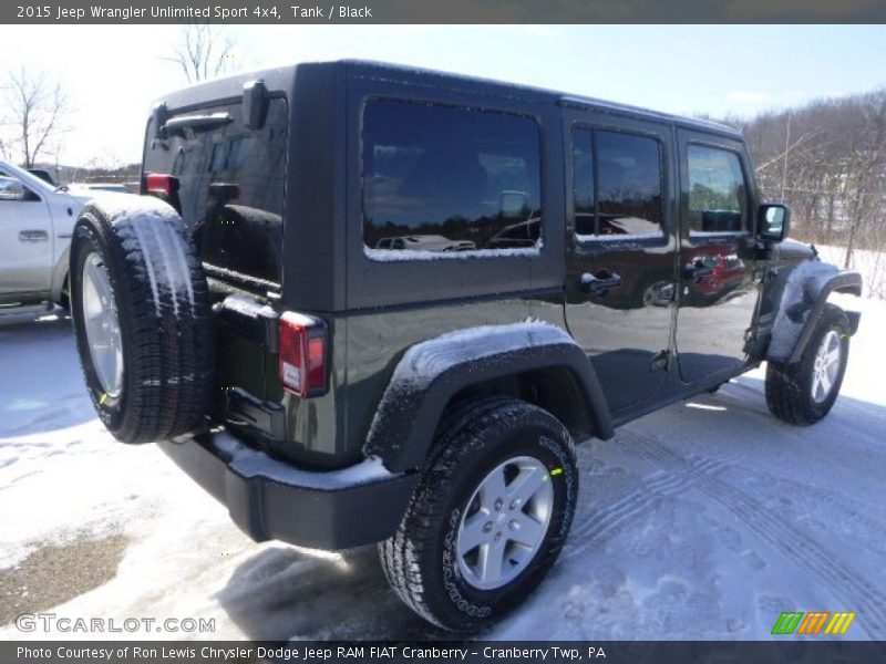 Tank / Black 2015 Jeep Wrangler Unlimited Sport 4x4