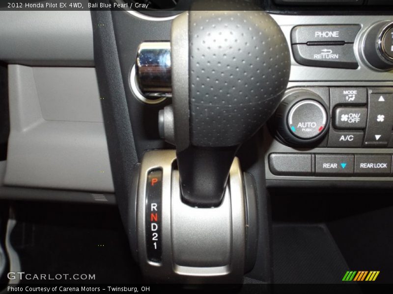 Bali Blue Pearl / Gray 2012 Honda Pilot EX 4WD