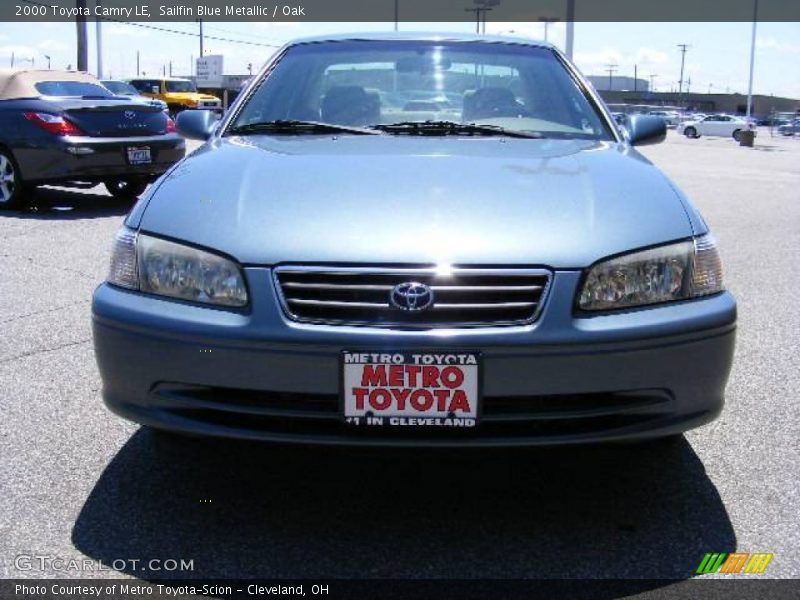 Sailfin Blue Metallic / Oak 2000 Toyota Camry LE