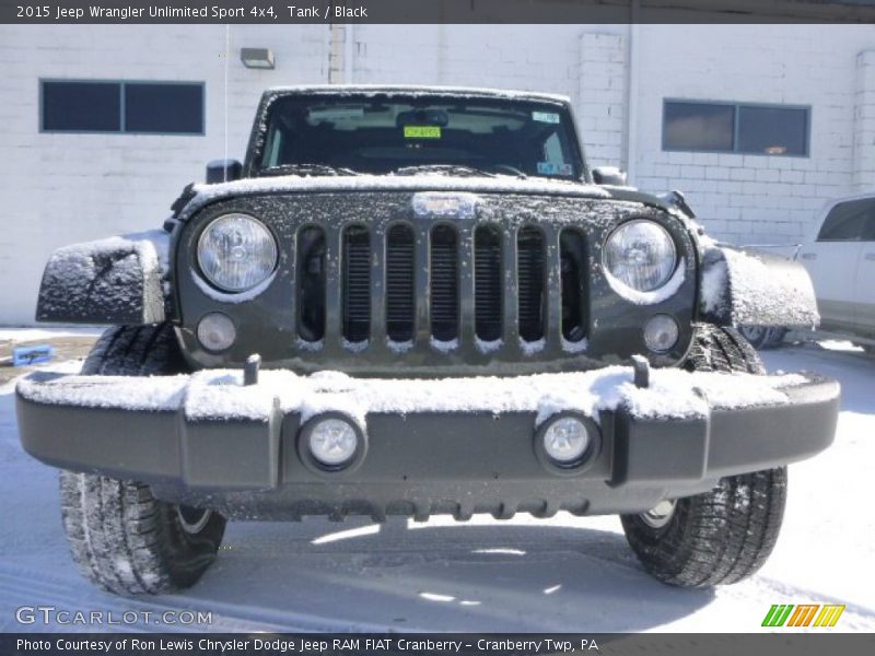 Tank / Black 2015 Jeep Wrangler Unlimited Sport 4x4