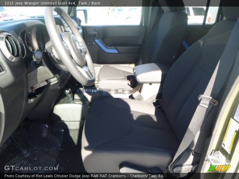 Tank / Black 2015 Jeep Wrangler Unlimited Sport 4x4