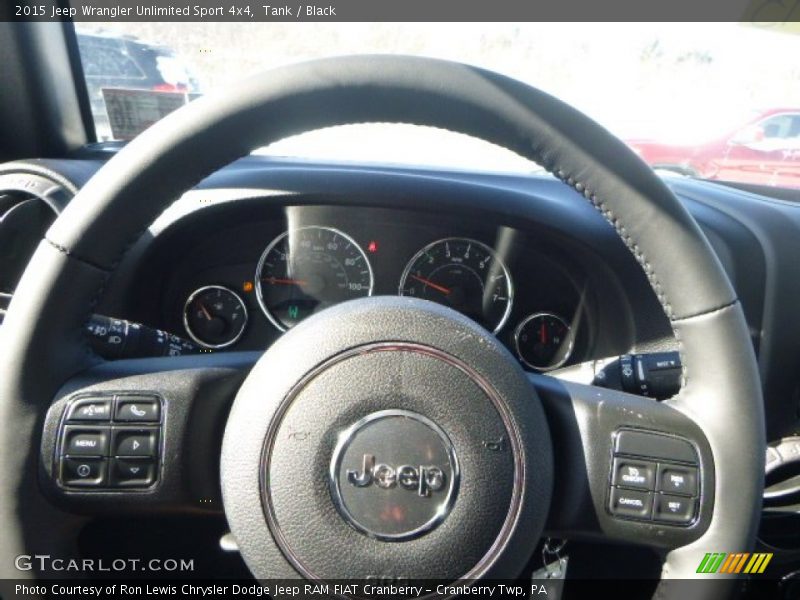 Tank / Black 2015 Jeep Wrangler Unlimited Sport 4x4