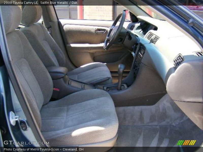 Sailfin Blue Metallic / Oak 2000 Toyota Camry LE