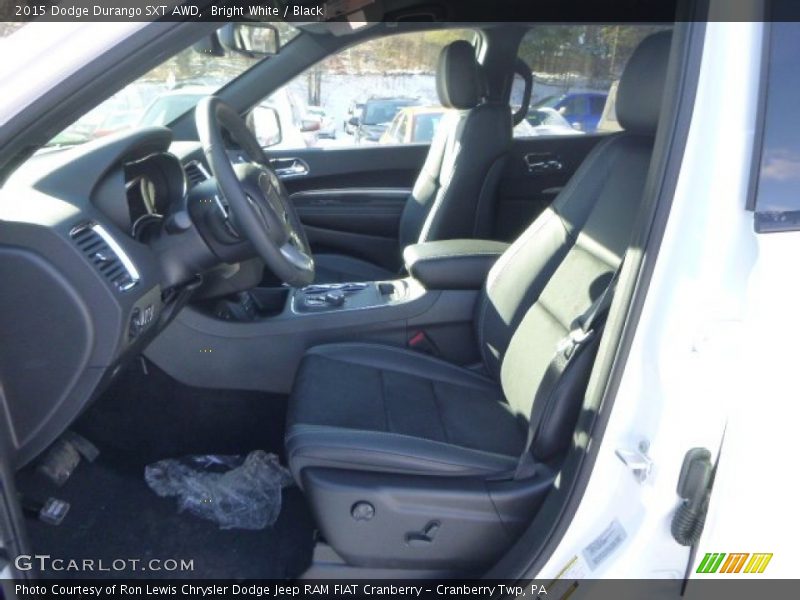 Bright White / Black 2015 Dodge Durango SXT AWD