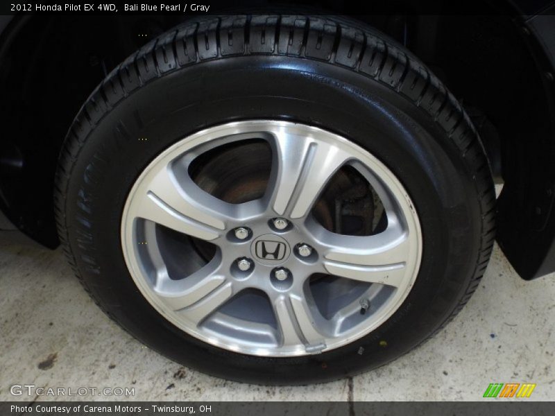 Bali Blue Pearl / Gray 2012 Honda Pilot EX 4WD