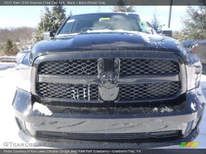 Black / Black/Diesel Gray 2015 Ram 1500 Express Crew Cab 4x4